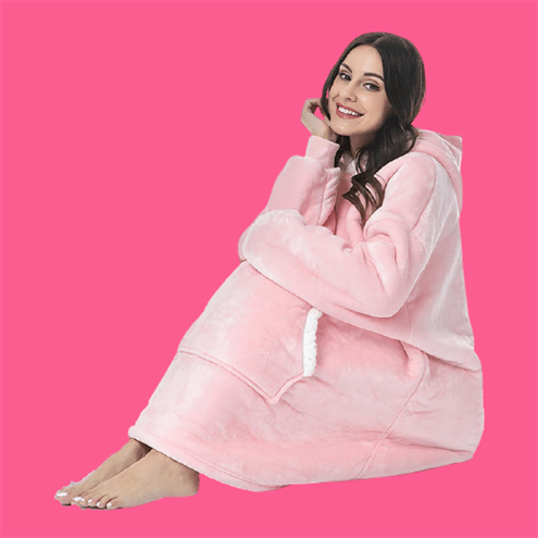Pink Blanket Hoodie