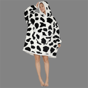 Cow Blanket Blanket Hoodie