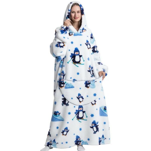 Penguin Oversized Blanket Hoodie